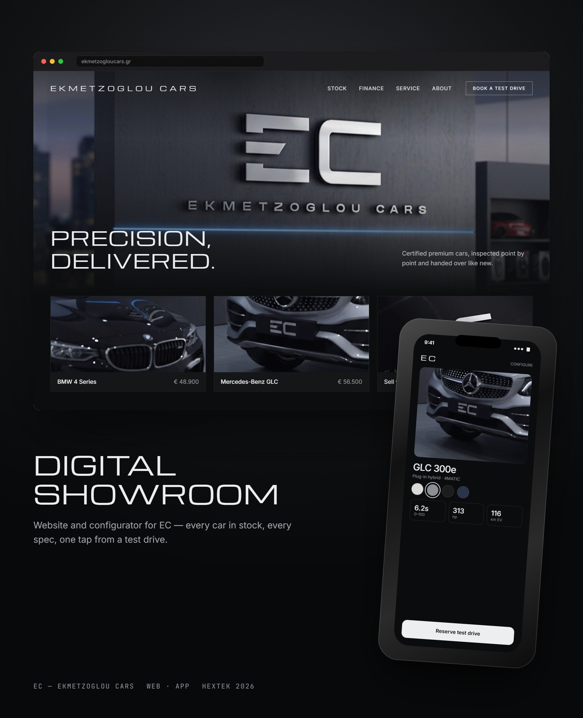 Ψηφιακό showroom EC Ekmetzoglou Cars
